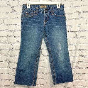 París Blues Cropped Capris/ Culottes